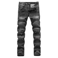 balmain jeans slim nouveaux styles coton 5022